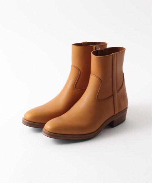 EDIFICE(エディフィス)/【La Botte Gardiane / ラ ボット ガルディアン】Western Zip Up Boot/キャメル