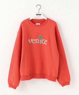 PULP/【ERL / イーアールエル】MEN RED VENICE CREWNECK KNIT/505942701