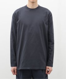 EDIFICE(エディフィス)/【CALMER / カルメール】別注 ナチュラルダイ ロング Tシャツ/グレー