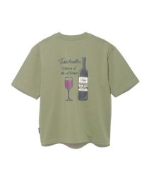 TARAS BOULBA/レディース ヘビーコットンプリントTシャツ（ワイン）/505617283