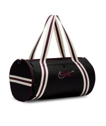 NIKE(NIKE)/NIKE HERITAGE RETRO DUFF BAG/BLACK/SAIL/NIGHTMAROON