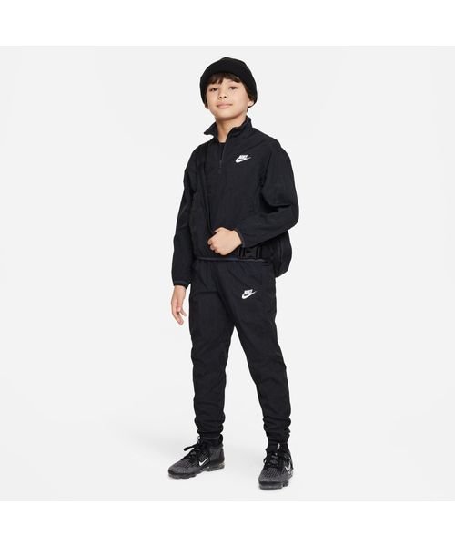 NIKE(ナイキ)/K NSW TRACKSUIT WVN QZ HBR/BLACK/BLACK/WHITE