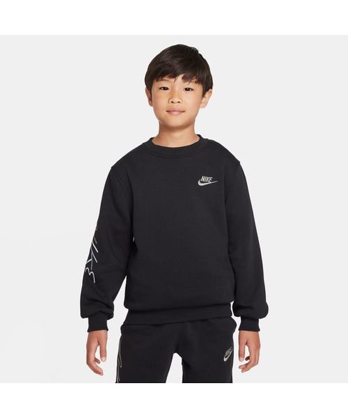 NIKE(ナイキ)/K NSW CLUB+ CREW CONNECT/BLACK/FLATPEWTER