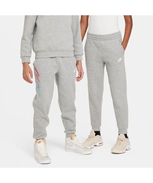 NIKE(NIKE)/K NSW CLUB+ JOGGER CONNECT/DKGREYHEATHER/BASEGREY/WHITE