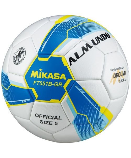 MIKASA(ミカサ)/サッカー5号ALMUNDO  検定球 貼り 土用/BLU
