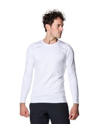 UNDER ARMOUR(アンダーアーマー)/UA COLDGEAR FITTED LONG SLEEVE CREW/WHITE//HALOGRAY