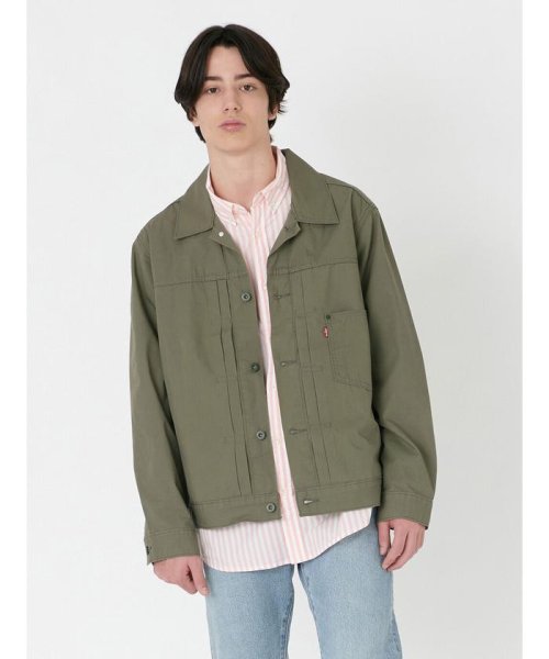 Levi's(リーバイス)/TYPE I トラッカージャケット グリーン SMOKEY OLIVE/GREENS