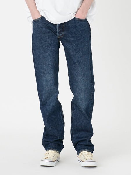 501(R) ジーンズ ダークインディゴ BLAST OF BLUE SELVE 《追加》サイドカーブクラッシュデニム E1591913345(12155円)