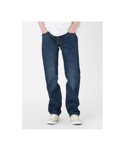 501(R) ジーンズ ダークインディゴ BLAST OF BLUE SELVE 《追加》サイドカーブクラッシュデニム E1591913345(12155円)