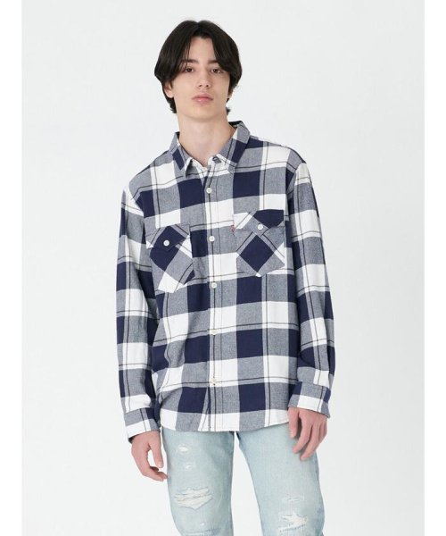 Levi's(リーバイス)/リラックスフィット ウエスタンシャツ ブルー GOUGH PLAID/MULTI-COLOR