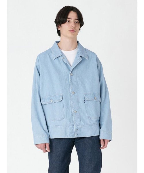 Levi's(リーバイス)/MADE IN JAPAN ユーティリティトラッカージャケット ライトインディゴ SEASONAL RINSE/LIGHTINDIGO-WORNIN