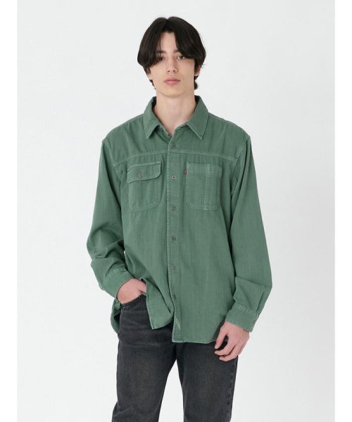 Levi's(リーバイス)/ワーカーシャツ グリーン FOREST GARMENT DYE/GREENS