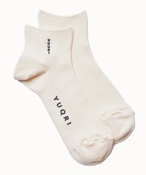 YUQRI(YUQRI)/【YUQRI】silky rib ankle sizeless/ホワイト