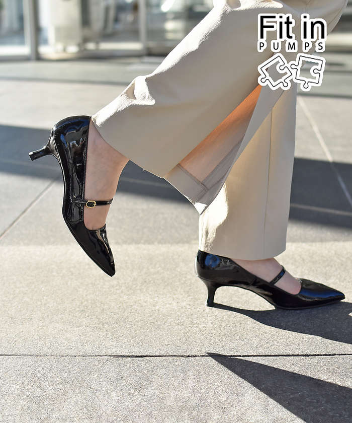 AuBANNISTER 【Fit in PUMPS】メリージェーンパンプス ブラック 40 AuBANNISTER 【Fit in PUMPS】メリージェーンパンプス ブラック 40