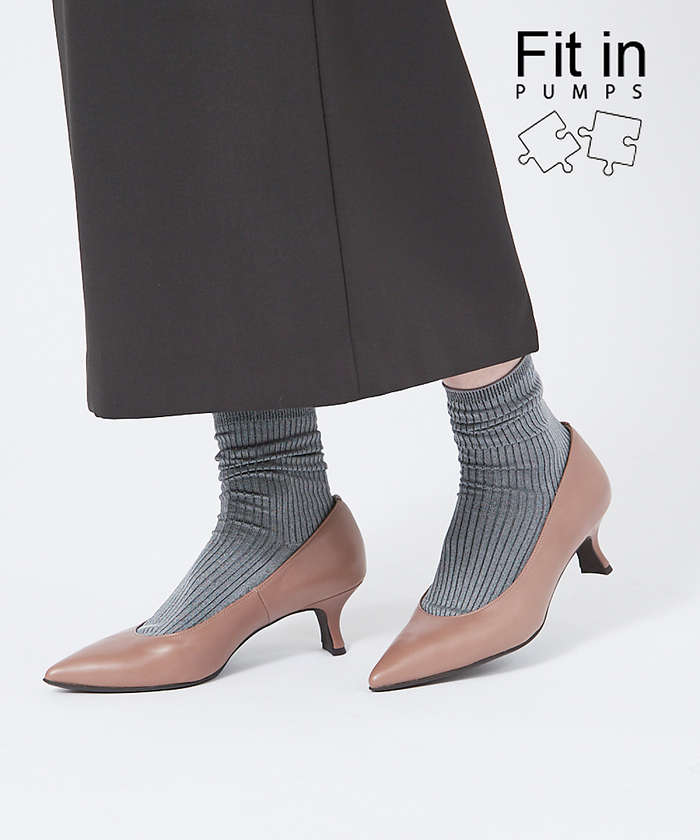 AuBANNISTER 【Fit in PUMPS】プレーンパンプス スモークピンク 37 AuBANNISTER 【Fit in PUMPS】プレーンパンプス スモークピンク 37