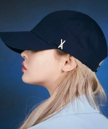 Varzar(バザール)/【Varzar / バザール】STUD LOGO OVER FIT BALL CAP キャップ 帽子/ネイビー