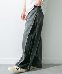 URBAN RESEARCH Sonny Label(アーバンリサーチサニーレーベル)/Wrangler　WREMAKE SIDE ZIP FLARE/BLKREMAKE