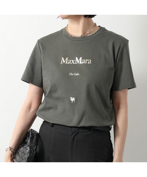 【24SS・正規品★】S Max Mara QUIETO ロゴ付き Tシャツ