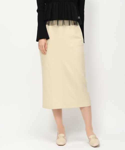 セール】【2024春夏新作】ハイウエストタイトステッチスカート  