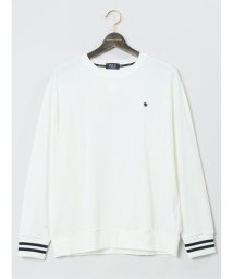 GRAND-BACK(グランバック)/【大きいサイズ】ポロ/POLO 裏毛 クルーネックトレーナー メンズ Tシャツ カットソー カジュアル インナー ビジネス ギフト プレゼント/アイボリー