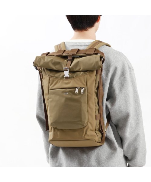 CIE(シー)/CIE リュック リュックサック シー B4 2WAY 13.3インチ ロールトップ 防水 撥水 日本製 PRIOR 2WAY BACKPACK 035000/ブラウン