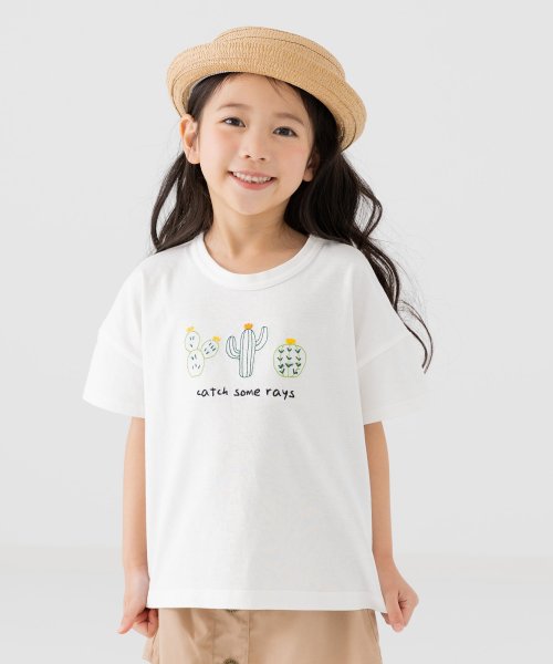 chil2(チルツー)/ワイド半袖Tシャツ/ホワイト