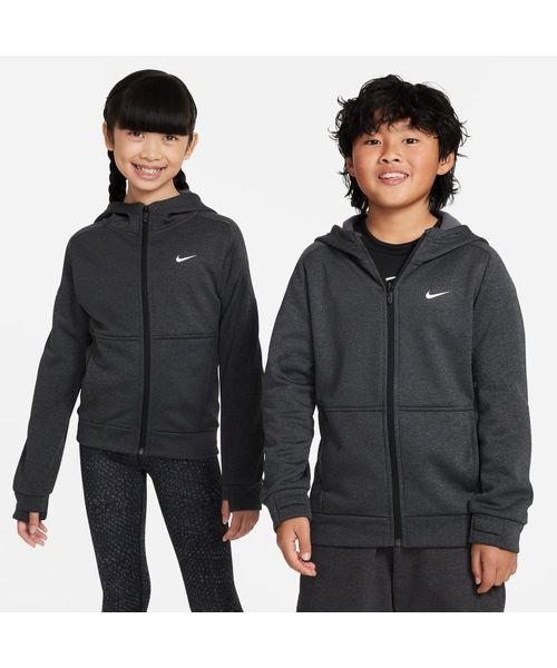 NIKE(NIKE)/K NK TF MULTI+ FZ HOODIE HBR/BLACK/ANTHRACITE/WHITE