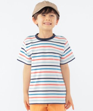 SHIPS KIDS/SHIPS KIDS:100～130cm / オーガニック コットン ボーダー TEE/505945990