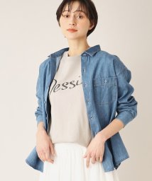 Dessin(デッサン)/【洗える】デッサンロゴ ロングスリーブTシャツ/グレージュ（050）