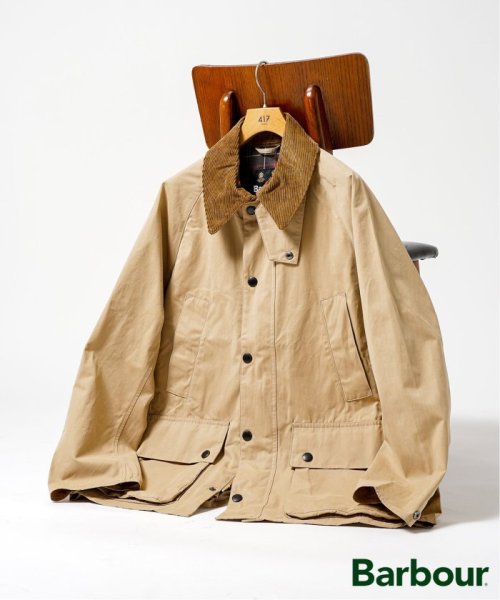 417 EDIFICE(フォーワンセブン　エディフィス)/【BARBOUR / バブアー】os peached bedale casual MCA0933/ベージュ