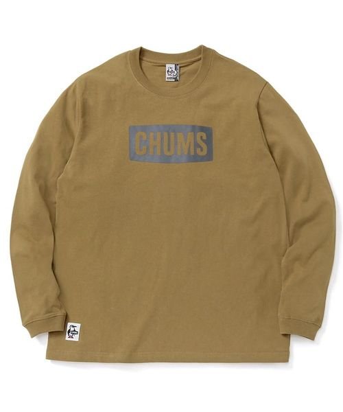 CHUMS(チャムス)/CHUMS Logo L/S T－Shirt (チャムス　ロゴ　L/S　Ｔシャツ)/BROWN