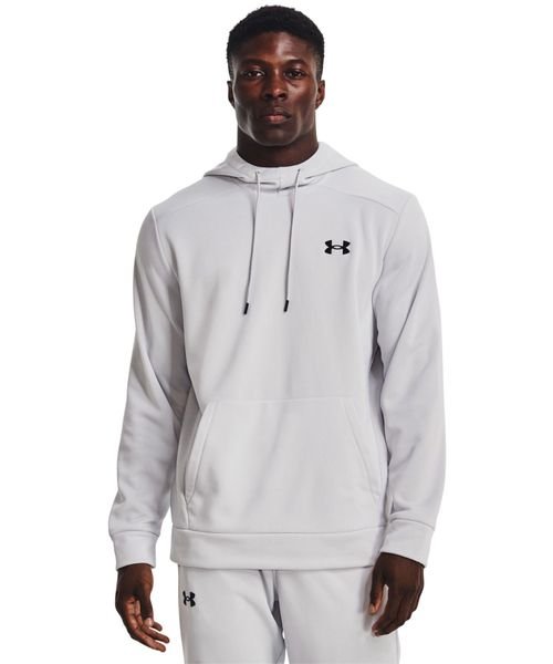 UNDER ARMOUR(アンダーアーマー)/UA ARMOUR FLEECE HOODIE/HALOGRAY//BLACK