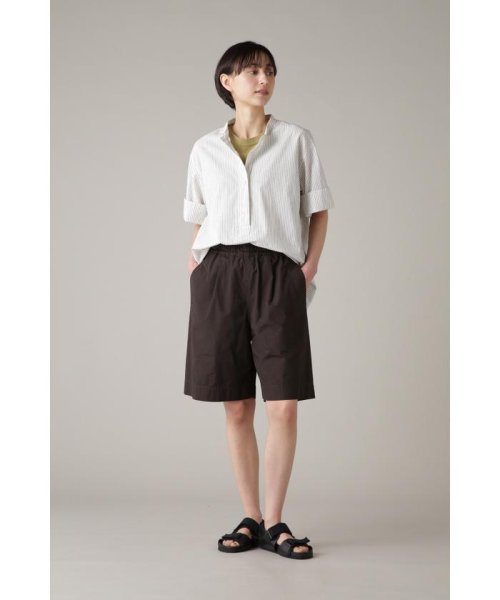 MHL.(エムエイチエル)/5月上旬－下旬 FINE COMPACT COTTON POPLIN(オンラインストア限定)/DARKBROWN2