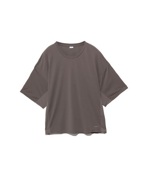 sanideiz TOKYO(サニデイズ トウキョウ)/for RUN  軽量ドライスムース オーバーサイズTシャツ LADIES/モカベージュ