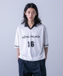 nano・universe(ナノ・ユニバース)/「HOTEL PALACE （オテルパラス）」UMBROゲームシャツ/ホワイト
