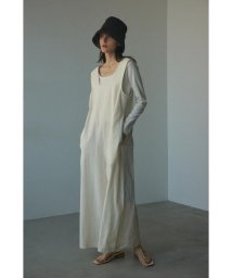BLACK BY MOUSSY(ブラックバイマウジー)/wide silhouette all in one/O/WHT1