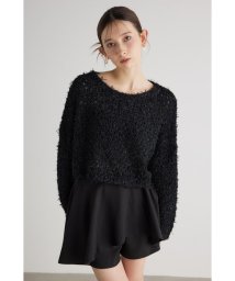 rienda/ラメシャギーメッシュKnit TOP/505950893