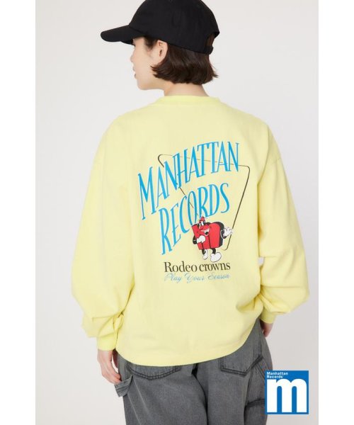 RODEO CROWNS WIDE BOWL(ロデオクラウンズワイドボウル)/(MR)ASSORT L/S Tシャツ/YEL