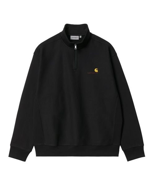 Carhartt(カーハート)/HALF ZIP AMERICAN/BLACK