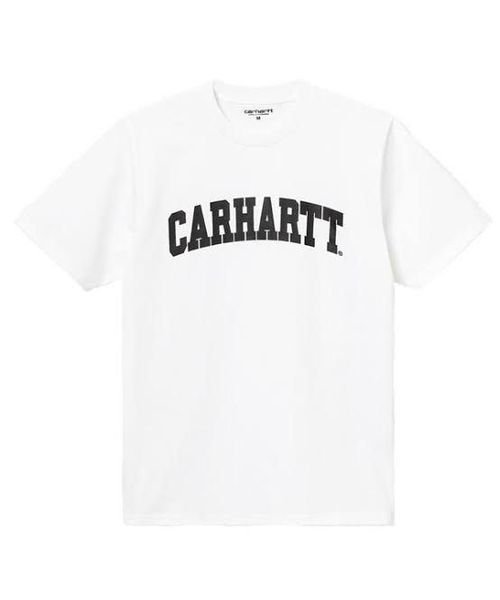 Carhartt(カーハート)/S/S UNIVERSITY T－SHIRT/WHITE/BLACK
