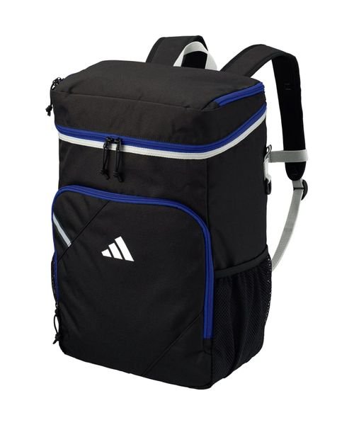 Adidas(アディダス)/ボール用デイパック 30L (バスケット）黒色×青色/ブラック×ブルー