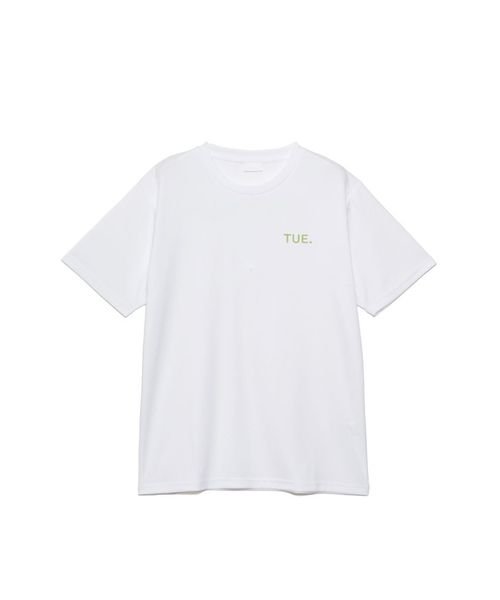 sanideiz TOKYO(サニデイズ トウキョウ)/for RUN テックカノコ ウィークリーTシャツ UNISEX/白TUE.