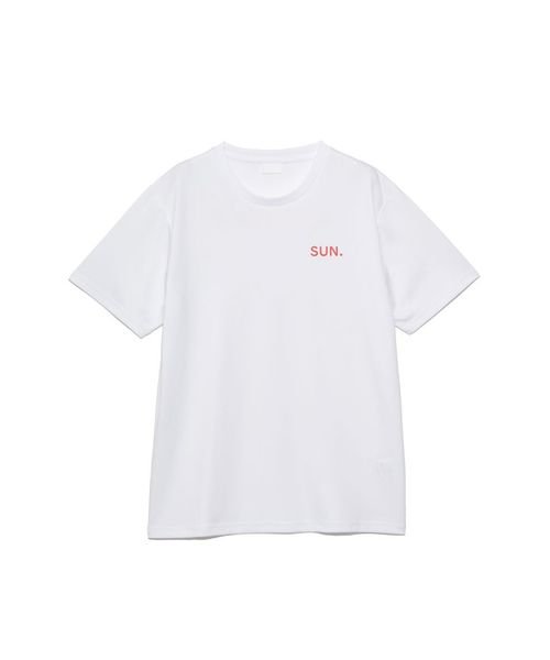 sanideiz TOKYO(サニデイズ トウキョウ)/for RUN テックカノコ ウィークリーTシャツ UNISEX/白SUN.