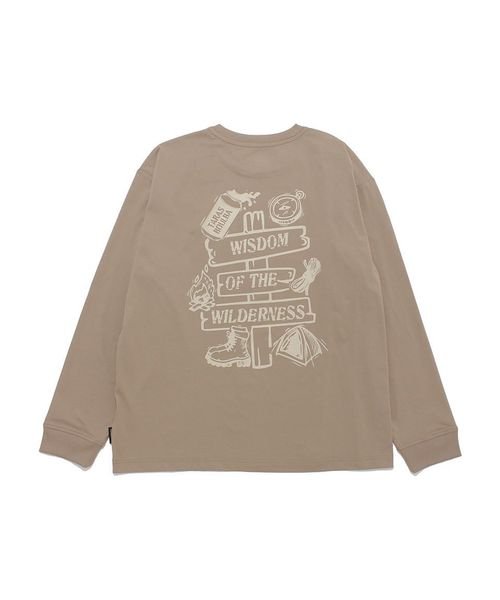 TARAS BOULBA(タラスブルバ)/ポリエステルロングＴシャツ（指標）/グレージュ