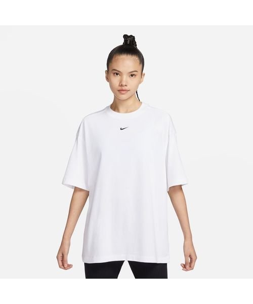 NIKE(ナイキ)/ナイキ ウィメンズ NSW エッセンシャル S/S Tシャツ OS/ホワイト