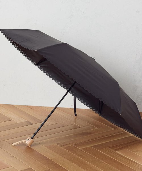 MONO COMME CA(モノコムサ)/【母の日】晴雨兼用 折りたたみ傘/ブラック