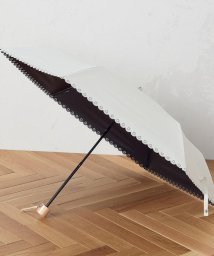 MONO COMME CA(モノコムサ)/晴雨兼用 折りたたみ傘/ホワイト