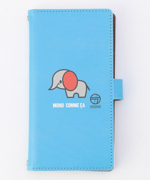 MONO COMME CA(モノコムサ)/手帳型 スマートフォンケース/ブルー