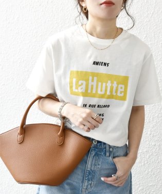 SHIPS any WOMEN/《予約》La Hutte:〈洗濯機可能〉デザイン ロゴ  プリント TEE/505951557