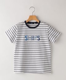 SHIPS KIDS(シップスキッズ)/SHIPS KIDS:80～90cm / SHIPS ロゴ TEE/ダークブルー